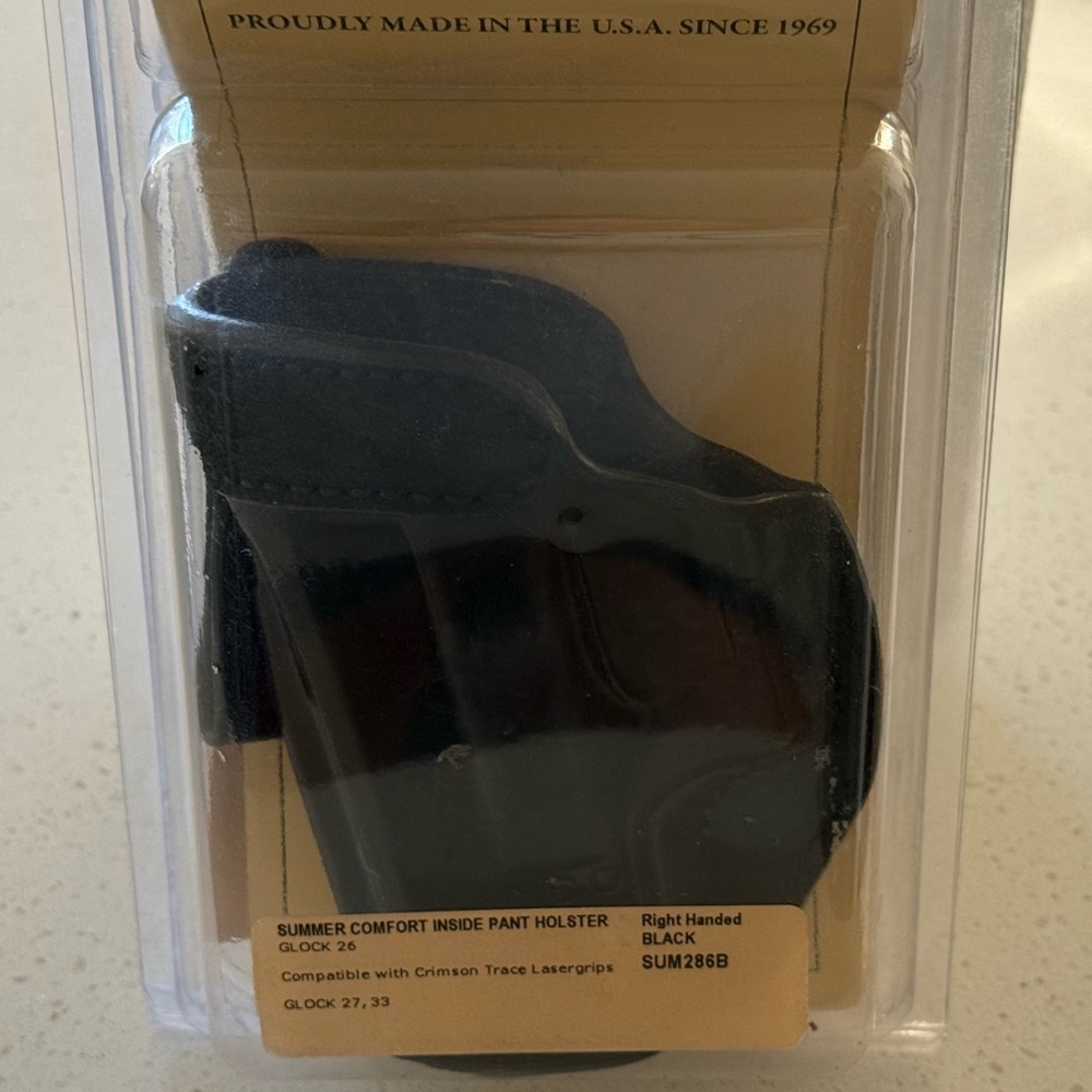 GALCO Gun leather Black Inside Pant Holster New